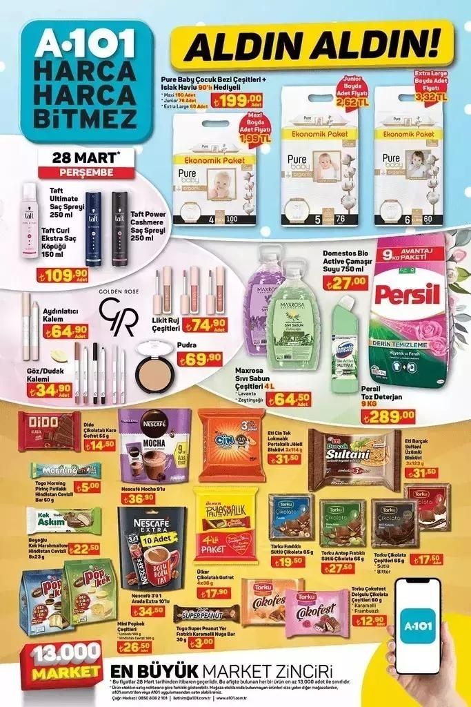 A 101’in 28 Mart 2024 Kataloğu Yayınlandı! A 101’de bu hafta neler var? 14