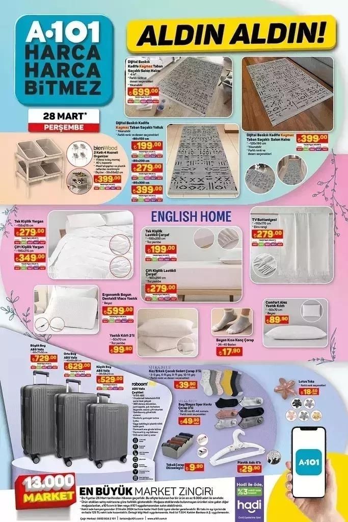 A 101’in 28 Mart 2024 Kataloğu Yayınlandı! A 101’de bu hafta neler var? 2