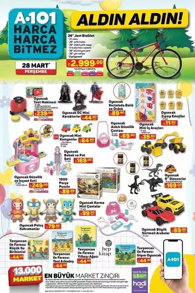 A 101’in 28 Mart 2024 Kataloğu Yayınlandı! A 101’de bu hafta neler var? 13
