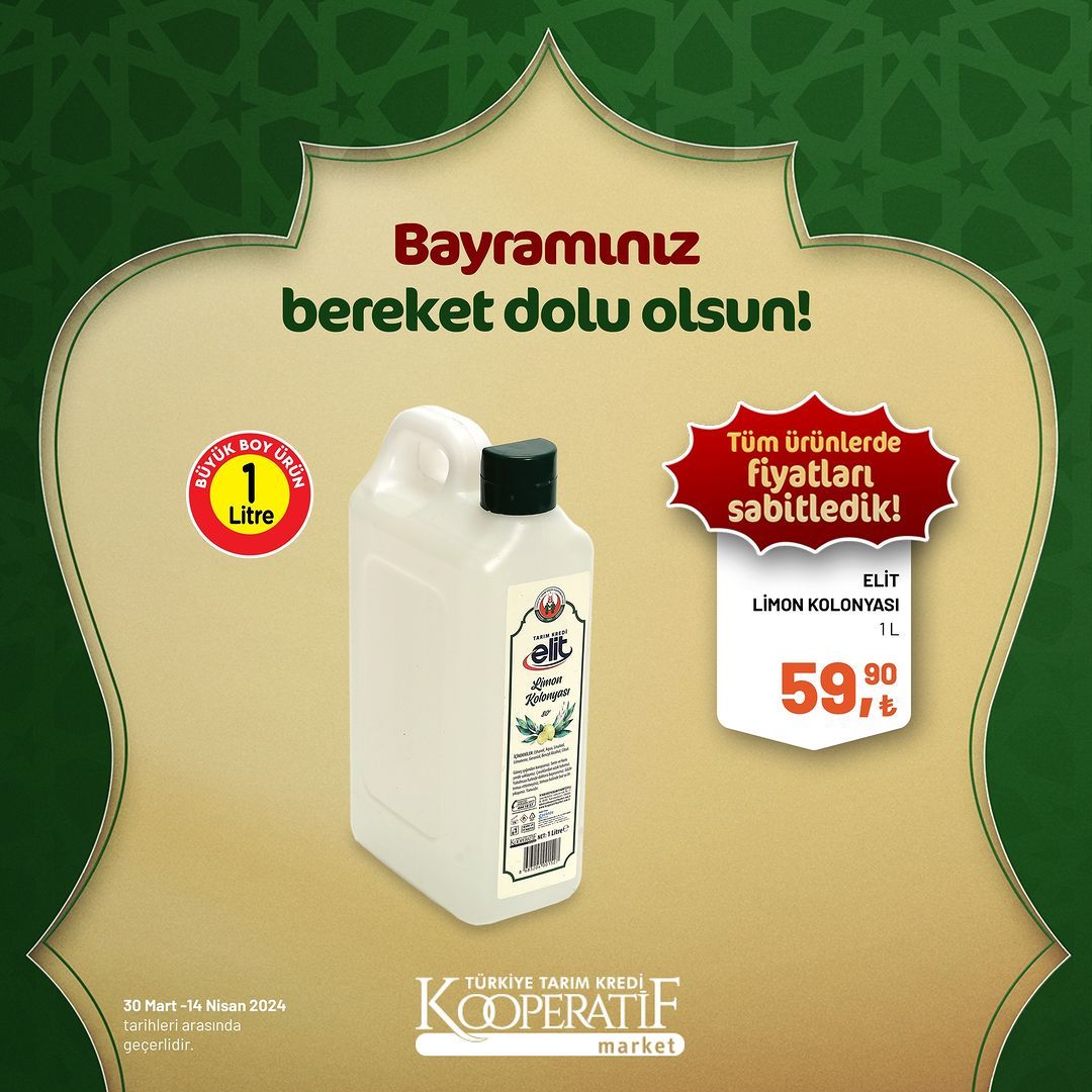 Tarım Kredi Market'ten Ramazan Bayramı'na özel dev indirim! 7