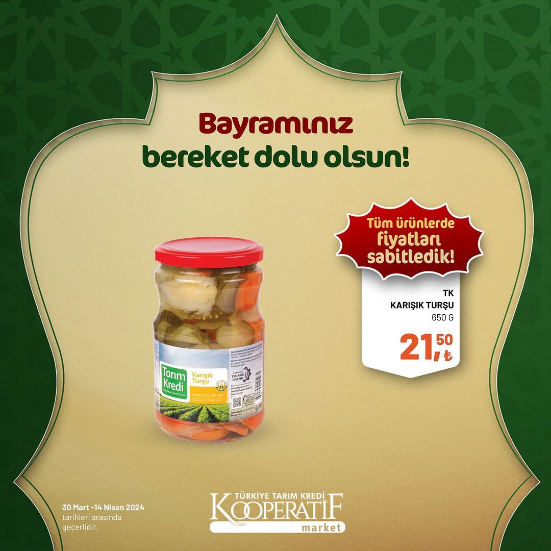 Tarım Kredi Market'ten Ramazan Bayramı'na özel dev indirim! 11