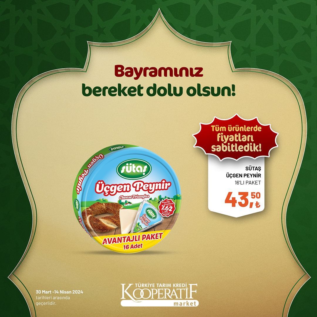 Tarım Kredi Market'ten Ramazan Bayramı'na özel dev indirim! 24