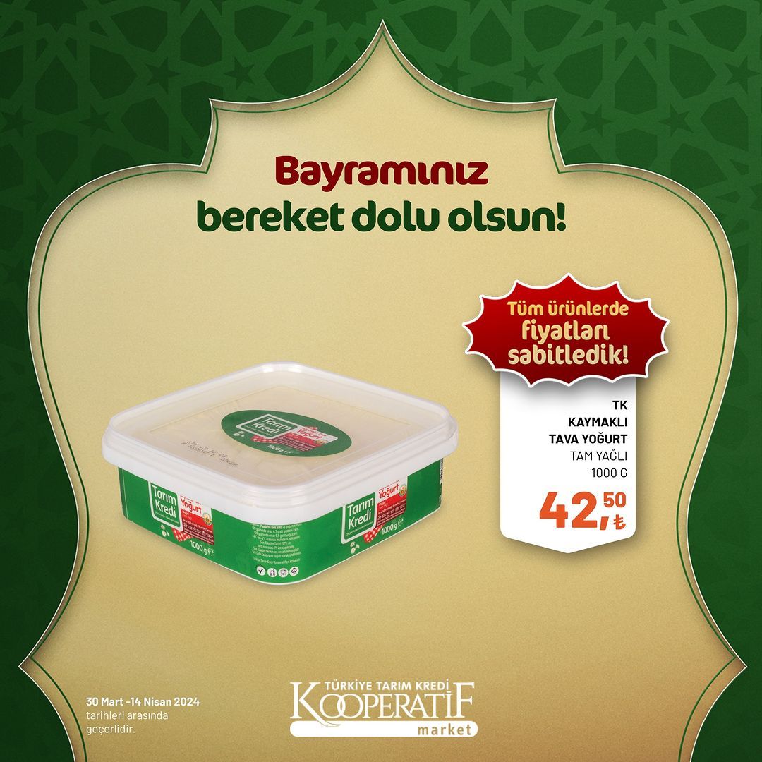 Tarım Kredi Market'ten Ramazan Bayramı'na özel dev indirim! 29