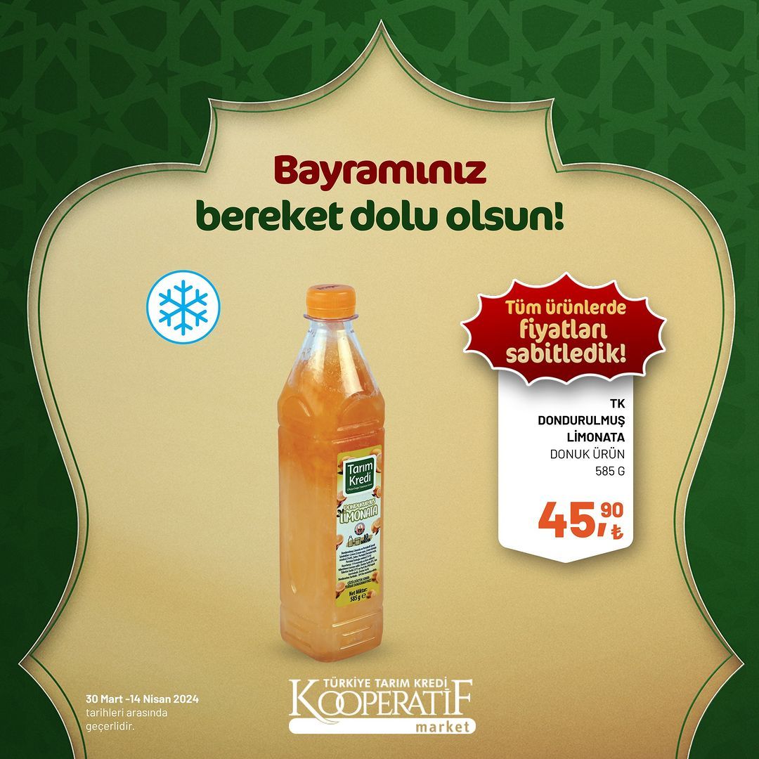 Tarım Kredi Market'ten Ramazan Bayramı'na özel dev indirim! 36