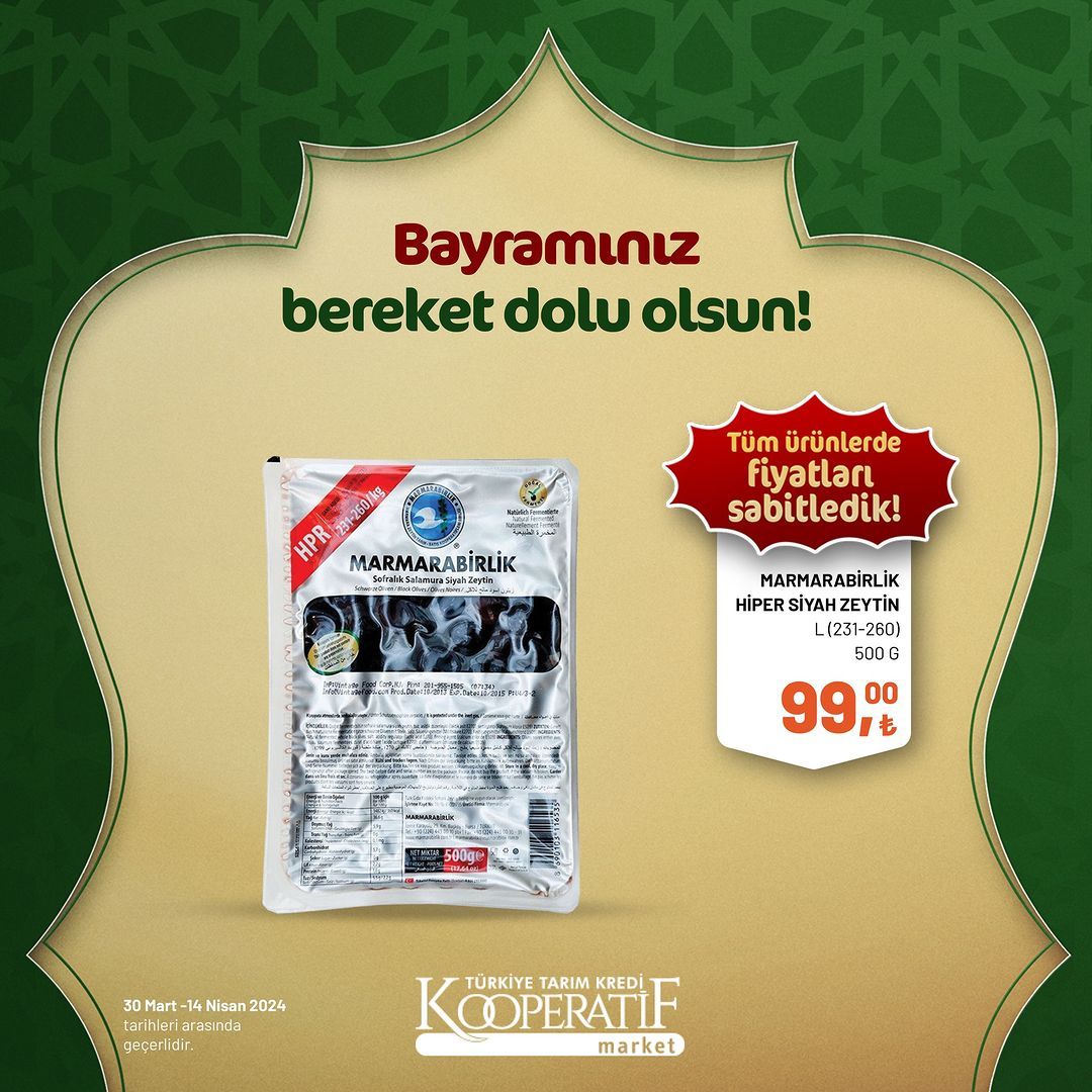 Tarım Kredi Market'ten Ramazan Bayramı'na özel dev indirim! 53