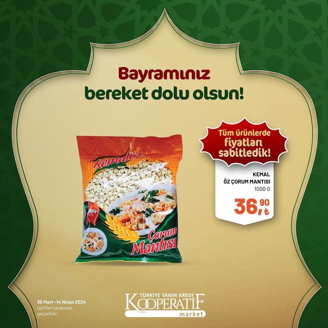 Tarım Kredi Market'ten Ramazan Bayramı'na özel dev indirim! 67