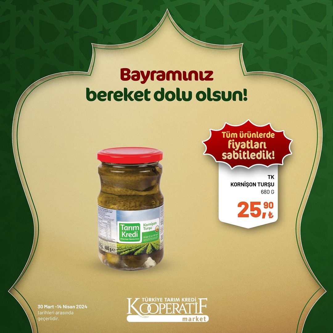 Tarım Kredi Market'ten Ramazan Bayramı'na özel dev indirim! 70