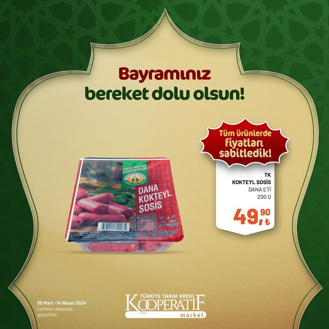 Tarım Kredi Market'ten Ramazan Bayramı'na özel dev indirim! 71