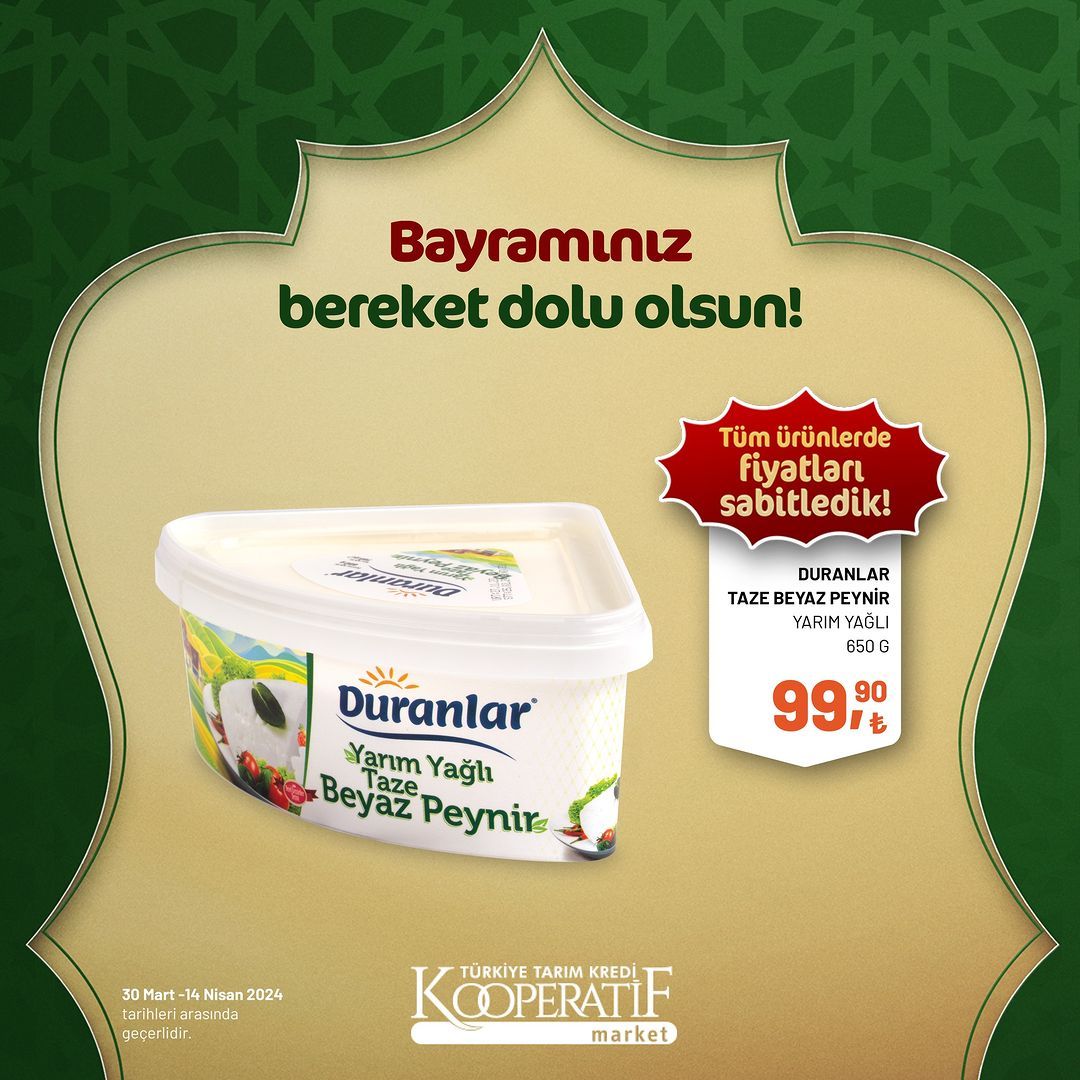 Tarım Kredi Market'ten Ramazan Bayramı'na özel dev indirim! 76