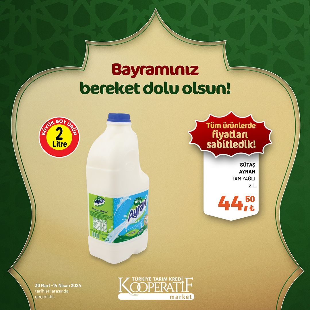 Tarım Kredi Market'ten Ramazan Bayramı'na özel dev indirim! 80