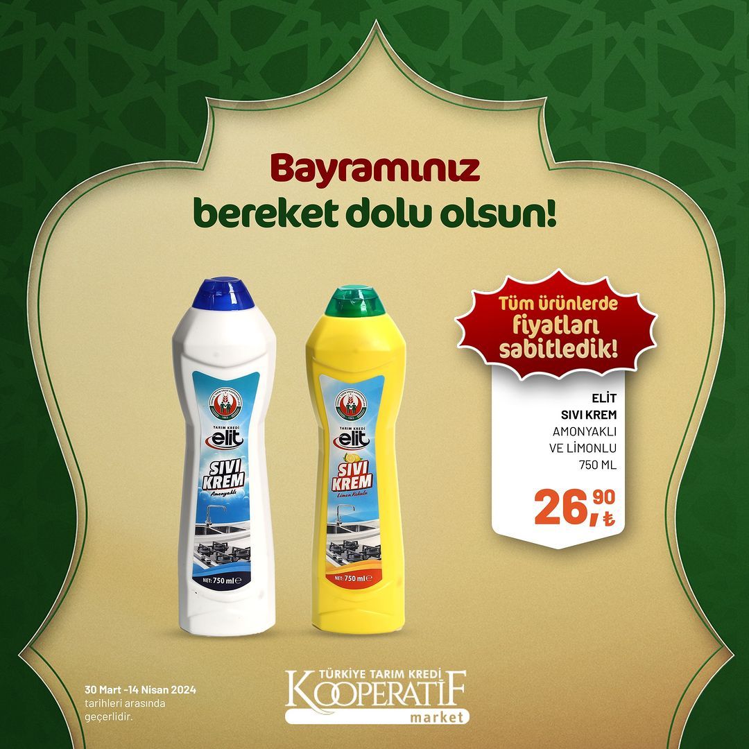 Tarım Kredi Market'ten Ramazan Bayramı'na özel dev indirim! 85