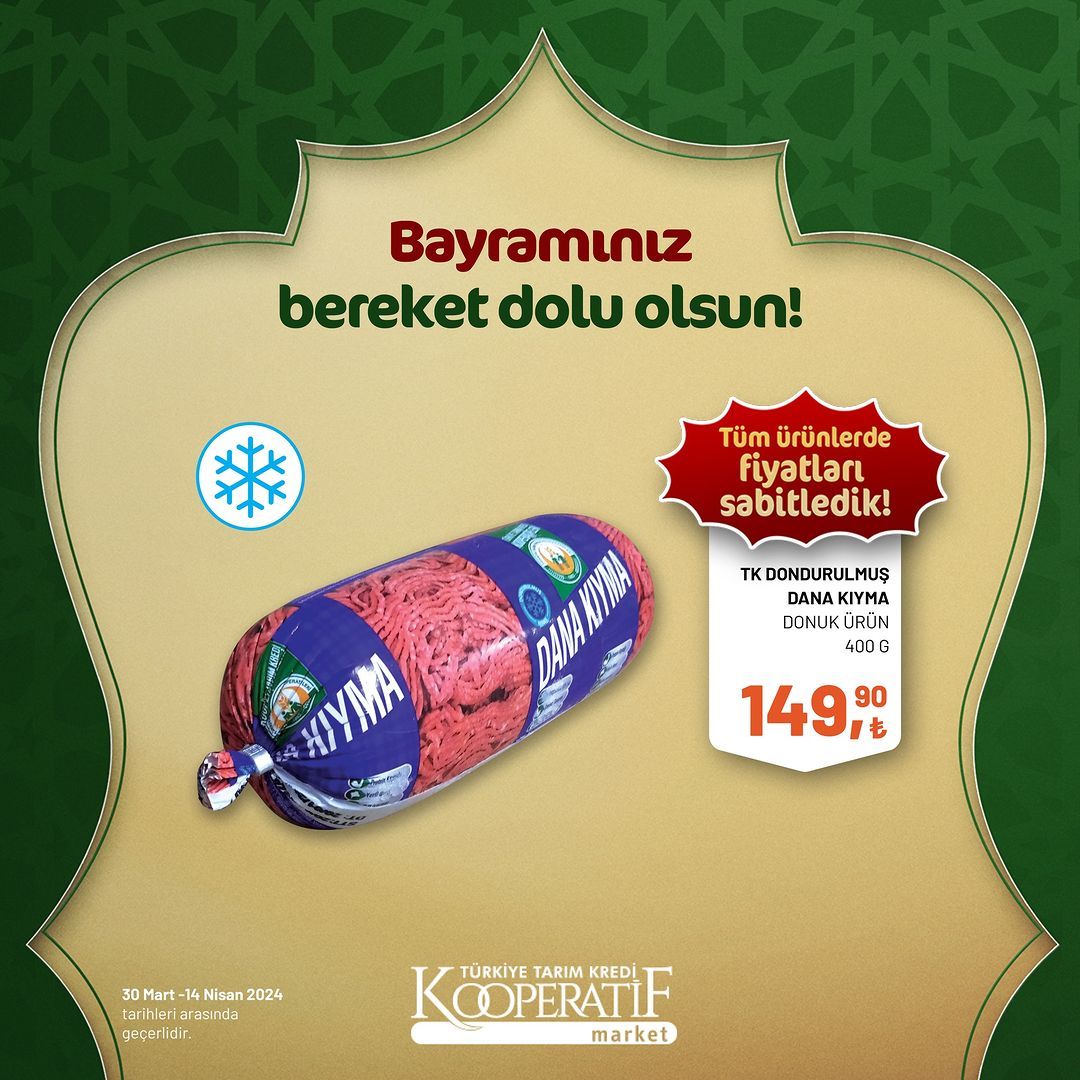 Tarım Kredi Market'ten Ramazan Bayramı'na özel dev indirim! 87