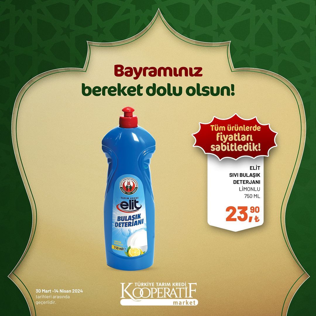 Tarım Kredi Market'ten Ramazan Bayramı'na özel dev indirim! 97