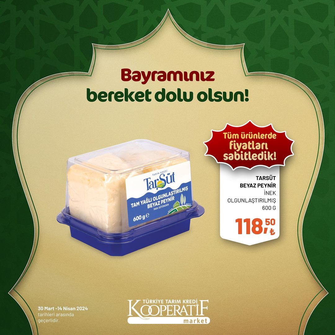 Tarım Kredi Market'ten Ramazan Bayramı'na özel dev indirim! 101