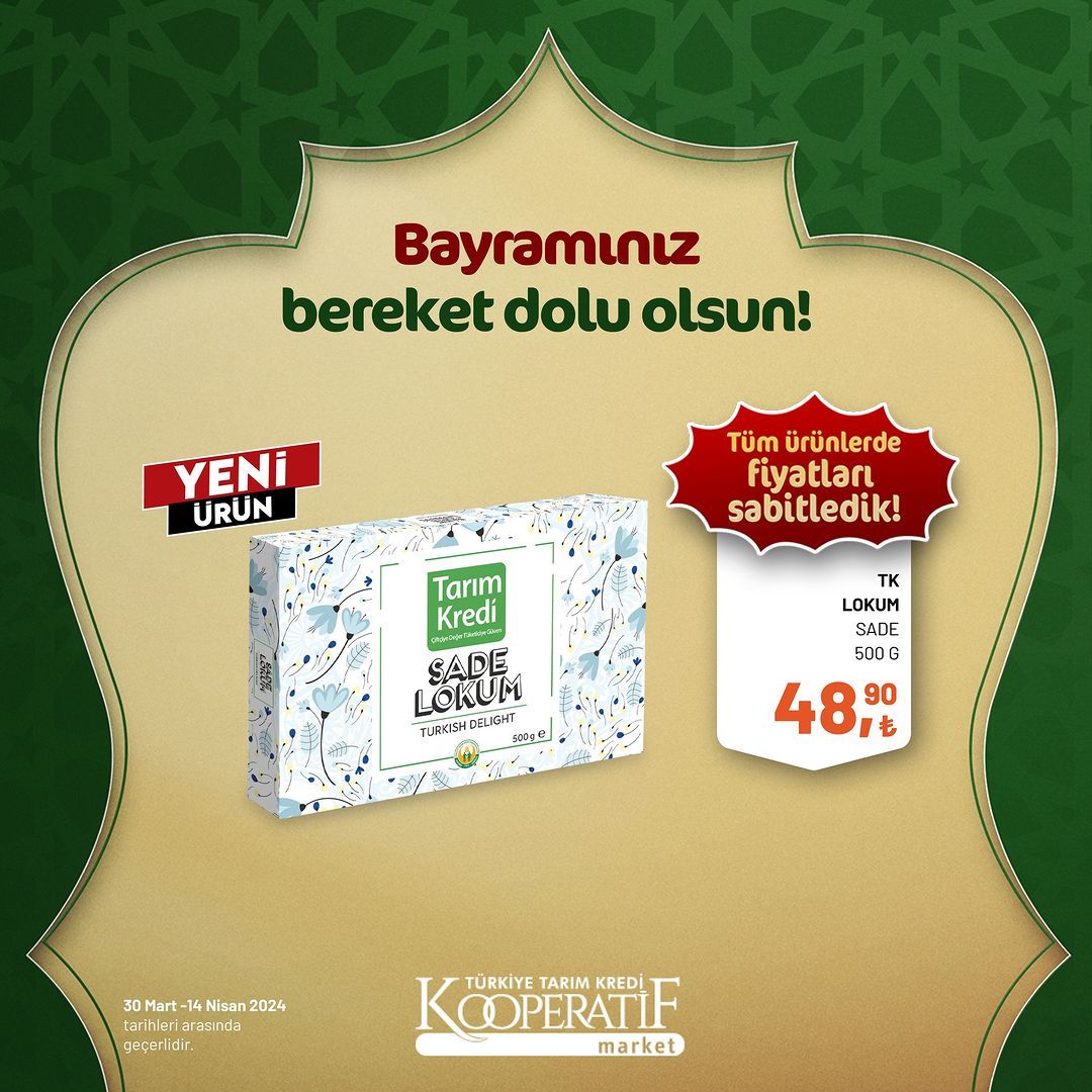 Tarım Kredi Market'ten Ramazan Bayramı'na özel dev indirim! 102