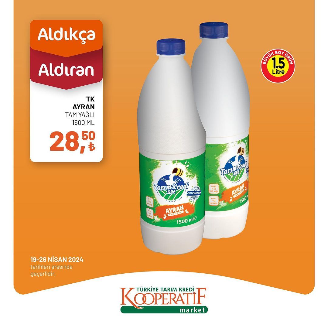 Tarım Kredi Market birçok üründe indirime gitti! 18