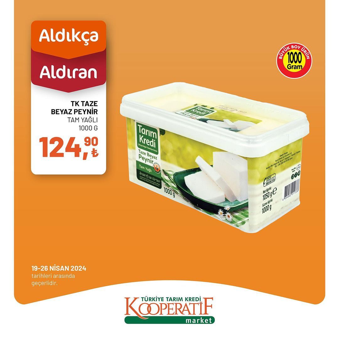 Tarım Kredi Market birçok üründe indirime gitti! 12