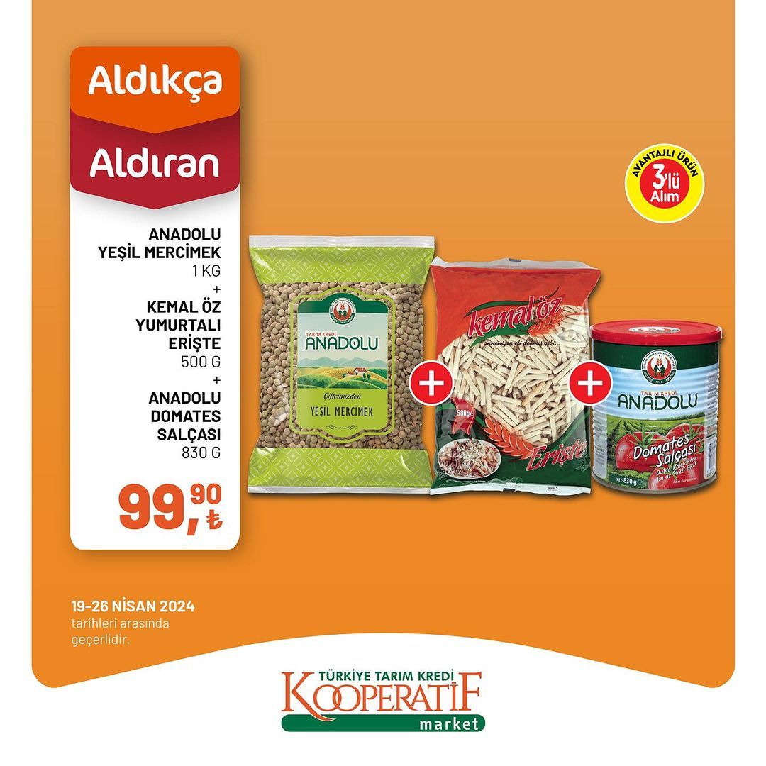 Tarım Kredi Market birçok üründe indirime gitti! 6