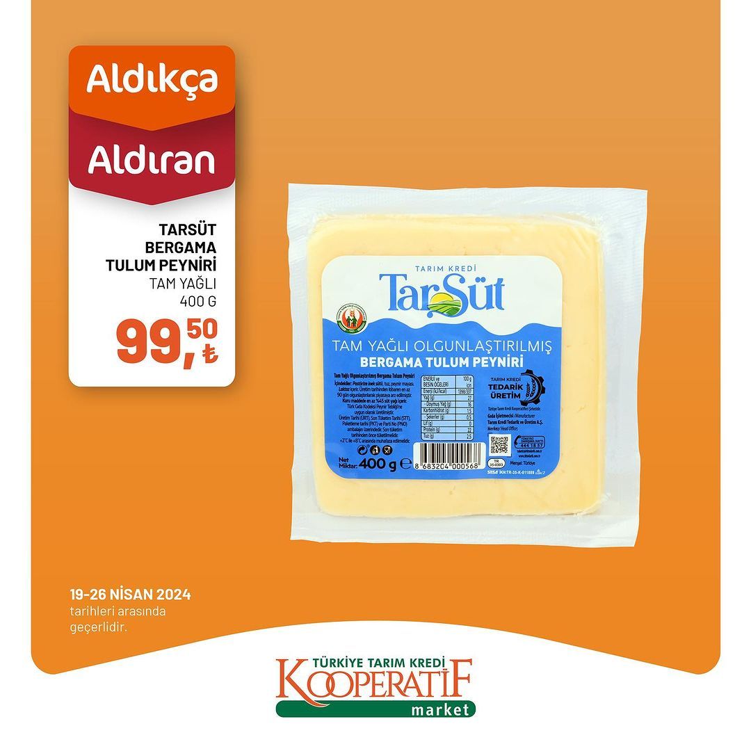 Tarım Kredi Market birçok üründe indirime gitti! 20