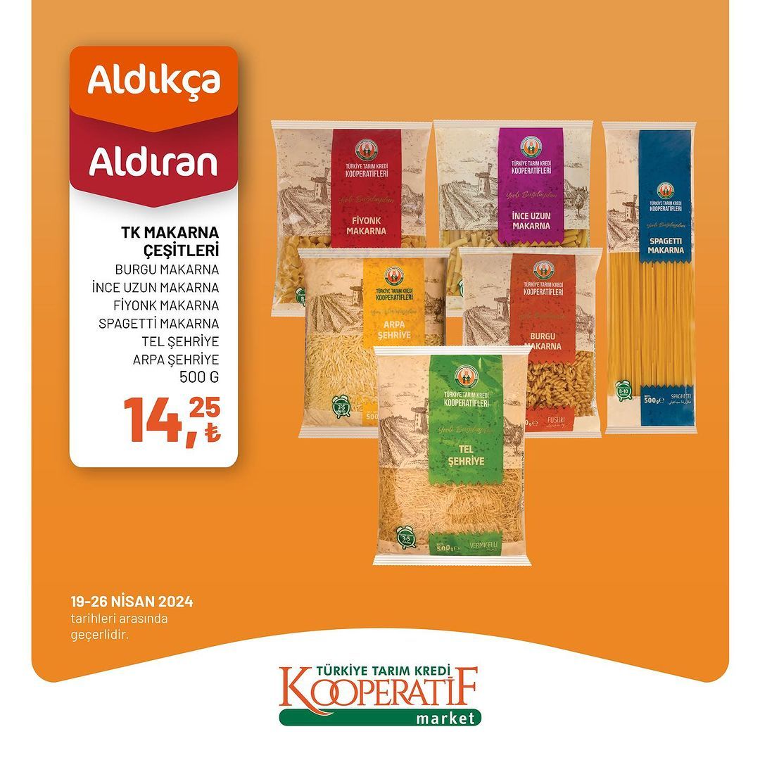 Tarım Kredi Market birçok üründe indirime gitti! 1