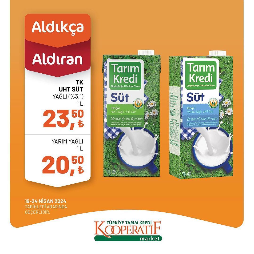 Tarım Kredi Market birçok üründe indirime gitti! 80