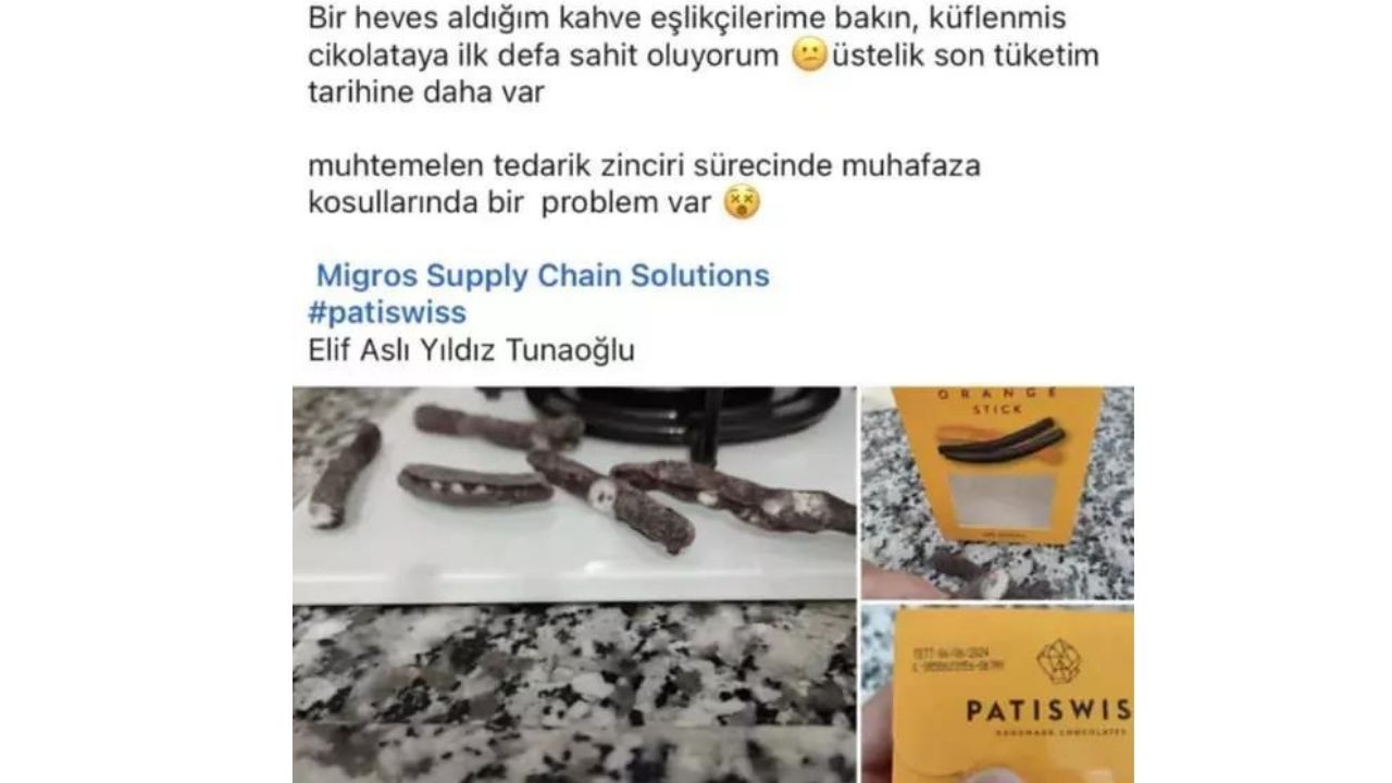 Patiswiss'in CEO'usu küflü çikolata çıkışında bulunmuştu, görevinden ayrıldı! 2