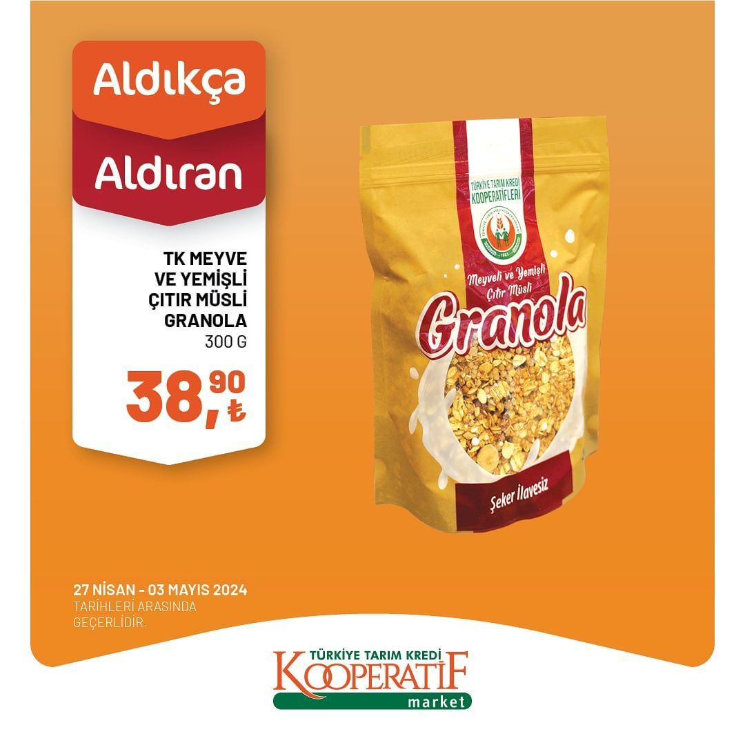 Tarım Kredi Market'ten haftalık indirim! 27