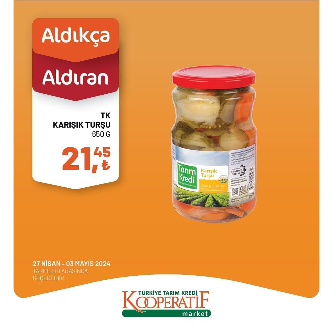 Tarım Kredi Market'ten haftalık indirim! 28