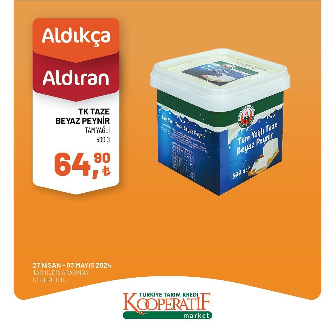 Tarım Kredi Market'ten haftalık indirim! 33