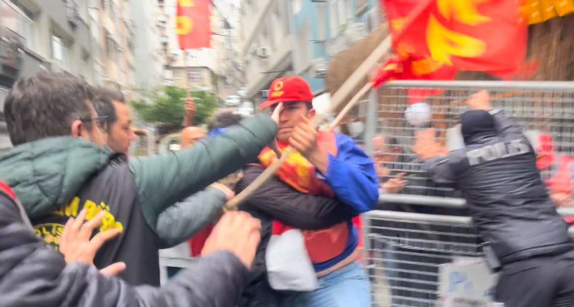 İstanbul'da izinsiz yürüyüşlere polis müdahalesi sürüyor! 8