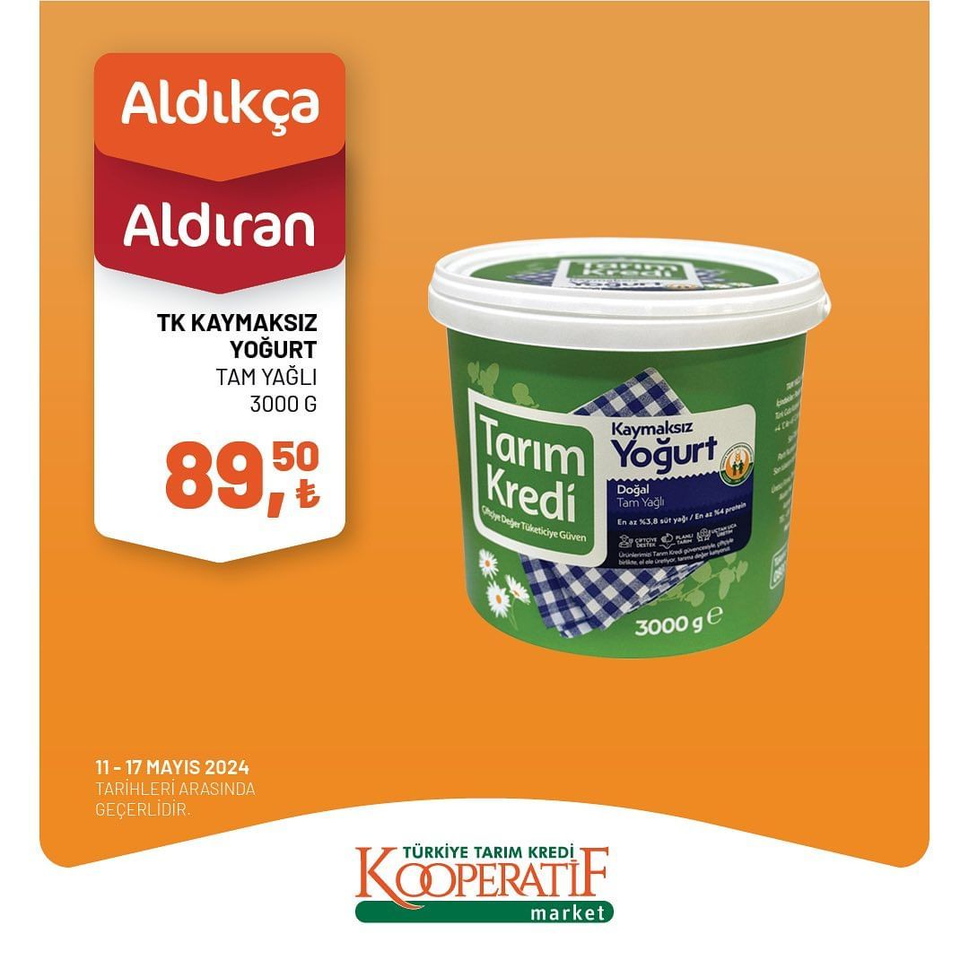 Tarım Kredi Market'te haftalık dev indirim! 11