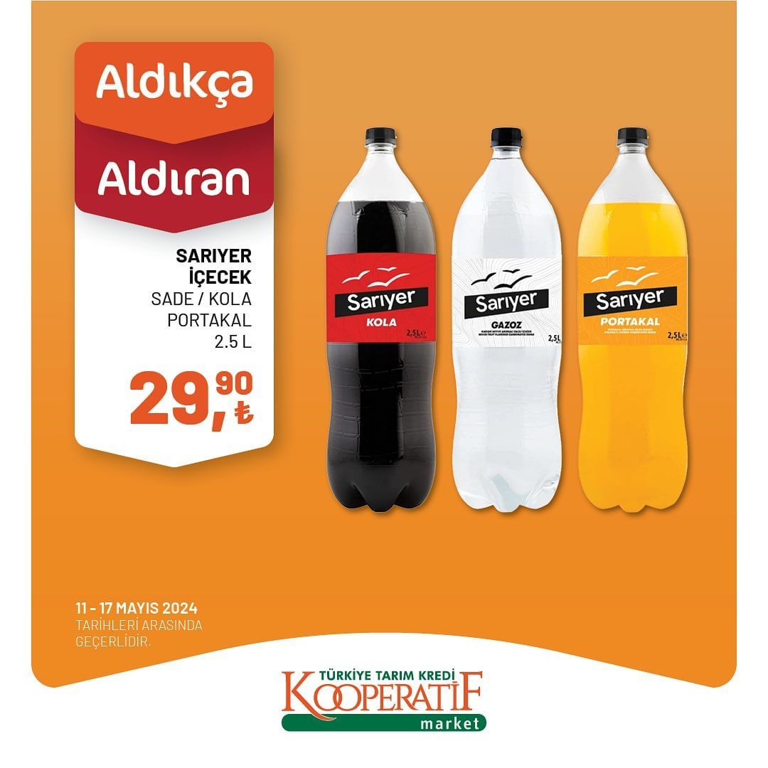 Tarım Kredi Market'te haftalık dev indirim! 17