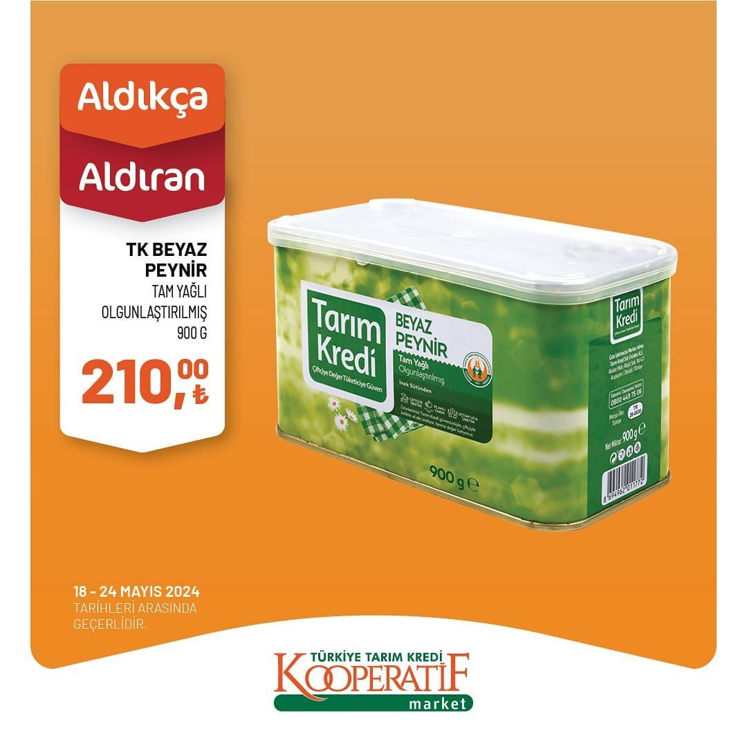 Tarım Kredi Market'te haftalık dev indirim! 8