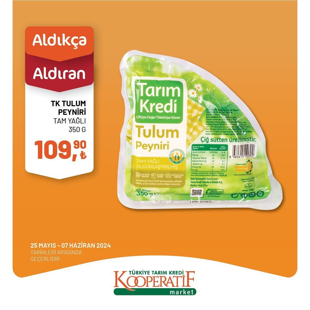 Tarım Kredi Market'ten bayram öncesi dev indirim! 69