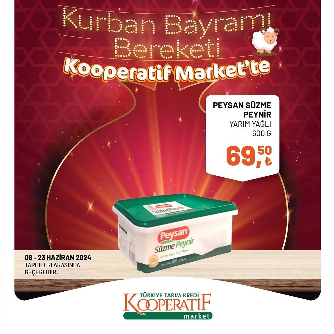 Tarım Kredi Market'ten bayram indirimi! 34