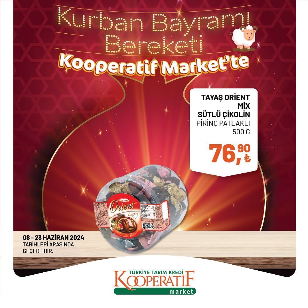 Tarım Kredi Market'ten bayram indirimi! 62