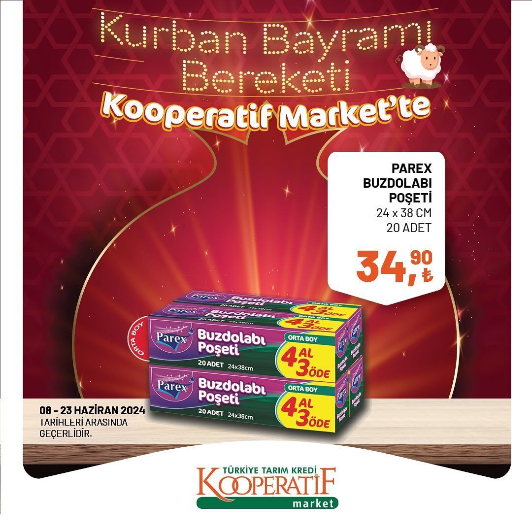 Tarım Kredi Market'ten bayram indirimi! 114